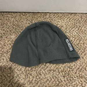 Melanzana Beanie Hat Mens Gray Micro Fleece USA